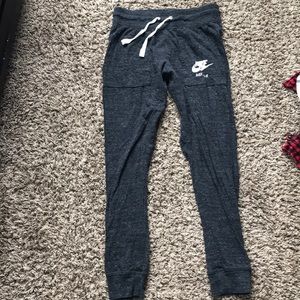 Nike Charcoal-Grey Heathered Woman’s Joggers